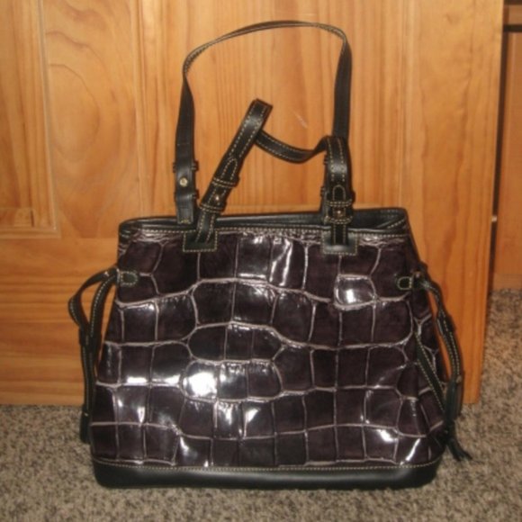 Dooney & Bourke Double Strap Tassel Bag - Picture 2 of 5